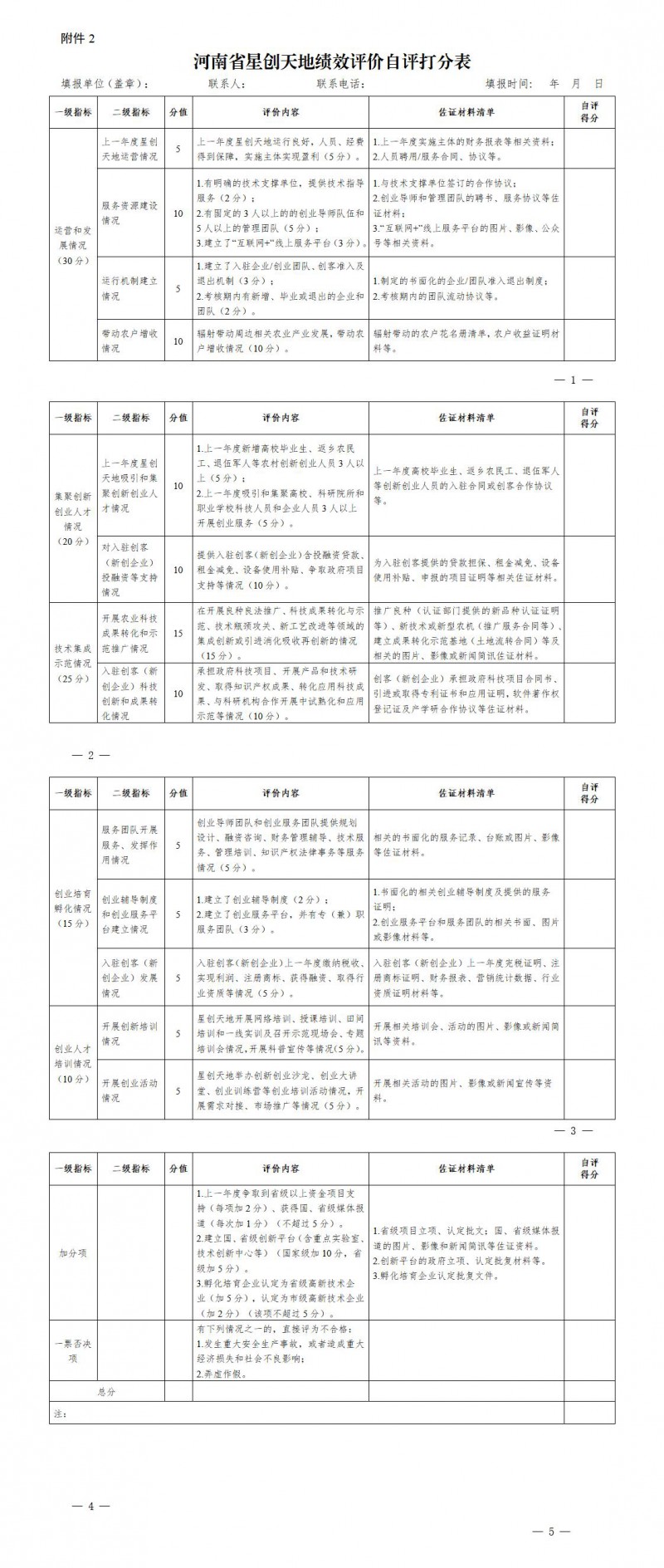 2. 河南省星創(chuàng)天地績效評價自評打分表_01